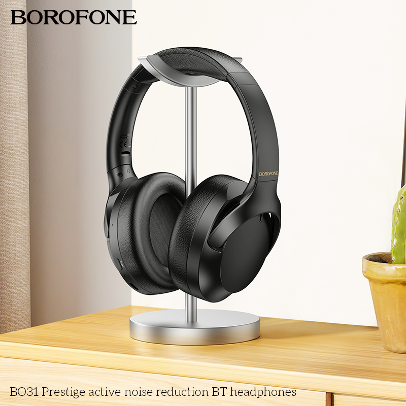 BOROFONE BO31 Prestige over-ear headphones ANC button NZ 7